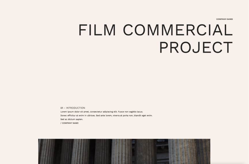 Template for a Storyboard